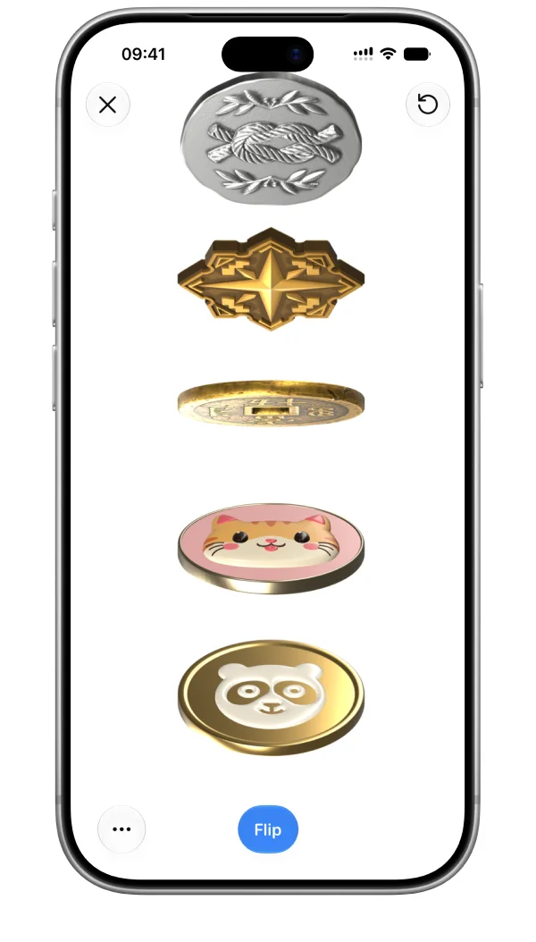 Tiny Decisions — Flip Coin