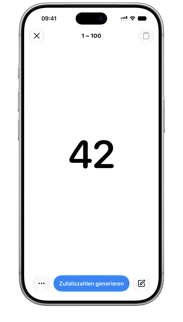 Tiny Decisions — Zufallszahl