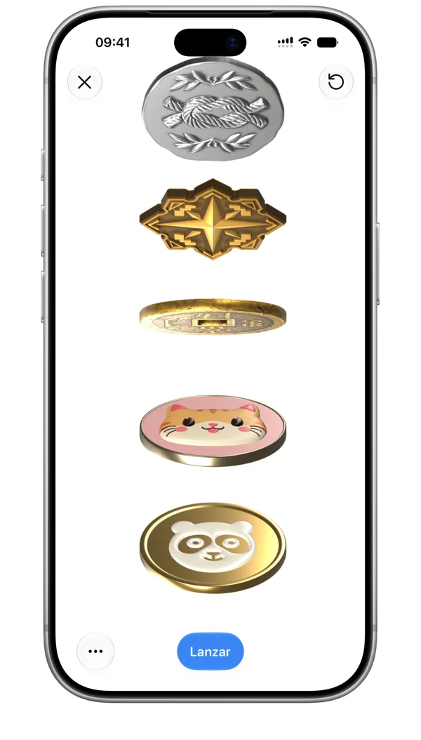 Tiny Decisions — Lanzar moneda