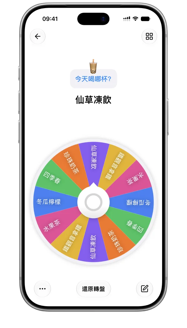小決定 — 大轉盤